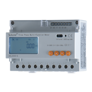 Acrel ADL3000-E/C 3*220/380V 20(80) RS485 Modbus ile üç fazlı Din demiryolu Kwh güç enerji Mete