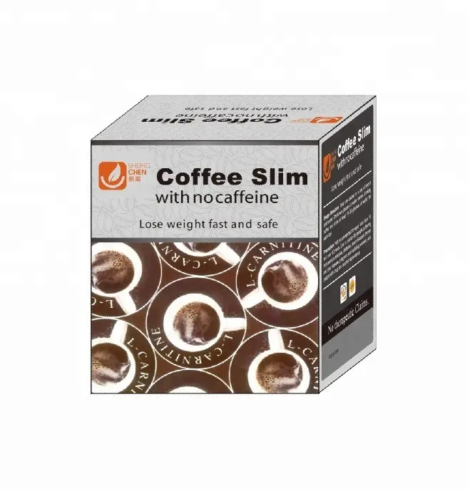 customized 100% natural 50g/box organic 3 in 1 weight loss instant coffee