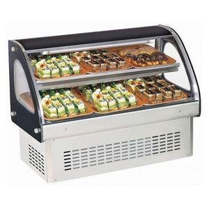 Bán Hot Mini Bakery <span class=keywords><strong>Acrilic</strong></span> Bánh Hộp Cơ Sở Tủ Lạnh Tủ Lạnh Trưng Bày Với Vòng Tròn Đen Trường Hợp Quầy - Product Image 3