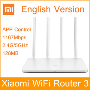 Xiaomi Mi için yönlendirici 3 küresel sürüm 1167Mbps WiFi tekrarlayıcı 2.4G/5GHz 128MB Dual Band APP kontrolü Wi-Fi Modem - Product Image 2