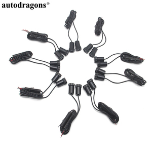 Autodragons evrensel matkap delik hayalet gölge araba kapı <span class=keywords><strong>led</strong></span> logo projektör