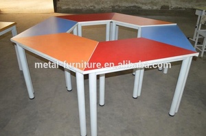 Universität Computer Tabelle Student Schreibtisch Labortisch Ränge Trapez Trapez Leiter Typ - Product Image 2