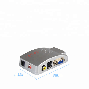 HDTV ABS 音频视频 5 V 电源线 USB 电缆 VGA 到 AV 切换台 - Product Image 4
