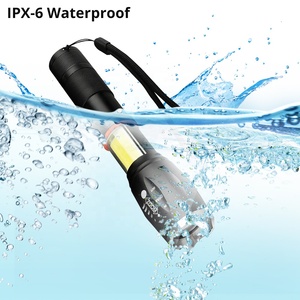 2 Trong 1 Hợp Kim Nhôm Lanterna 10W Công Suất Cao Linh Hoạt Torch 5 Chế Độ Hidden COB Zoomable Đèn Pin Với Cơ Sở Từ Tính - Product Image 6