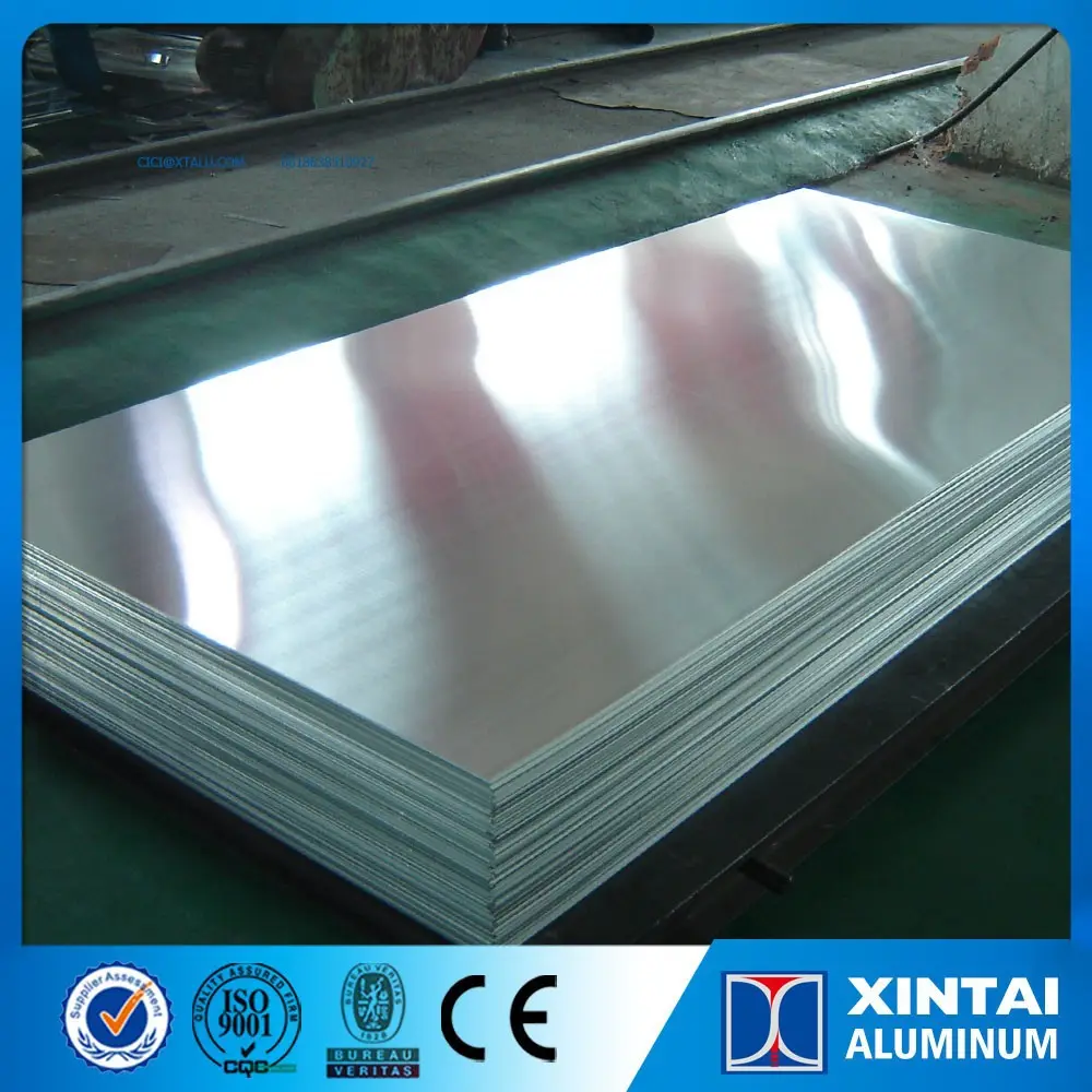 Cina 1xxx 3xxx blu pellicola mulino finitura foglio di alluminio del metallo