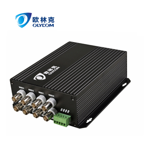 <strong>BNC</strong> Converter WDM Analog 8ch Video 1ch RS485 Coaxial Optical Video Transmitter and Receiver for Digital CCTV Camera - Product Image 1