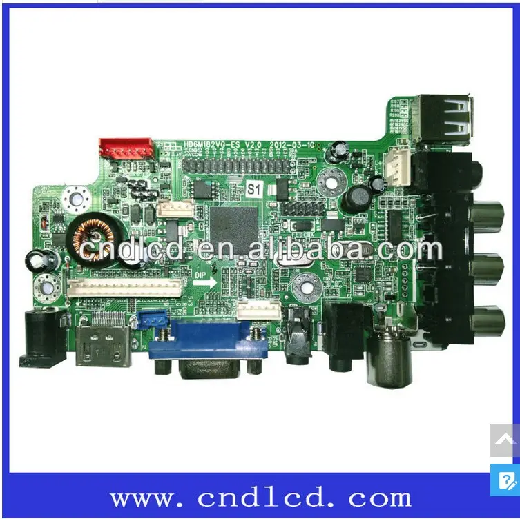 एलईडी टीवी mainboard मिलान के साथ tft एलसीडी पैनल एकल/दोहरी टीवी के लिए lvds