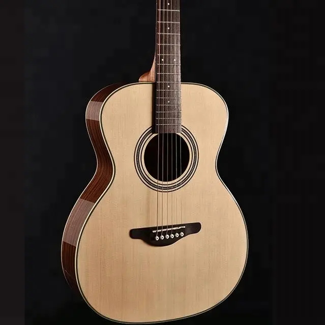 SM2000M Abete Laminato lucido finitura Legno Acoustic Guitar