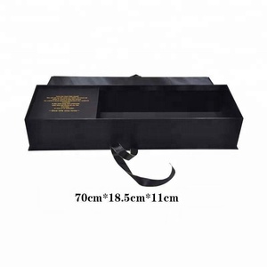Lüks mat siyah gül çiçek hediye kutusu - Product Image 5
