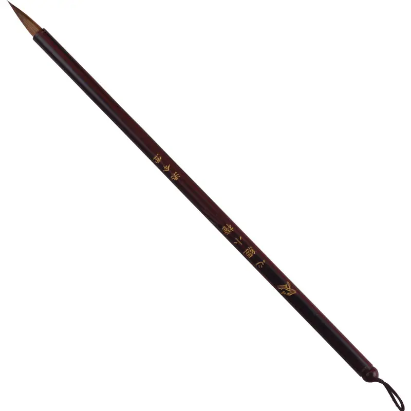 Эко-антикварная резиновая ручка для волос Weasel, кисточка для письма для китайской каллиграфии для начинающих