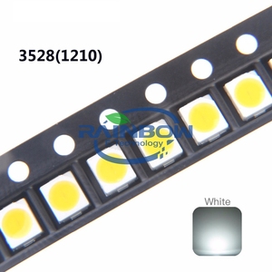 Hot Offer 3528 <strong>LED</strong> SMD White Chip PLCC2 Ultra Bright Surface Mount 20mA 3V 7-8LM <strong>LED</strong> 1210 SMT in Stock - Product Image 1
