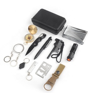 <strong>11</strong> in 1 Emergency Survival Gear Kit Professional Defense Equipment <strong>Tool</strong> Outdoor Survival <strong>Tool</strong> Set - Product Image 2