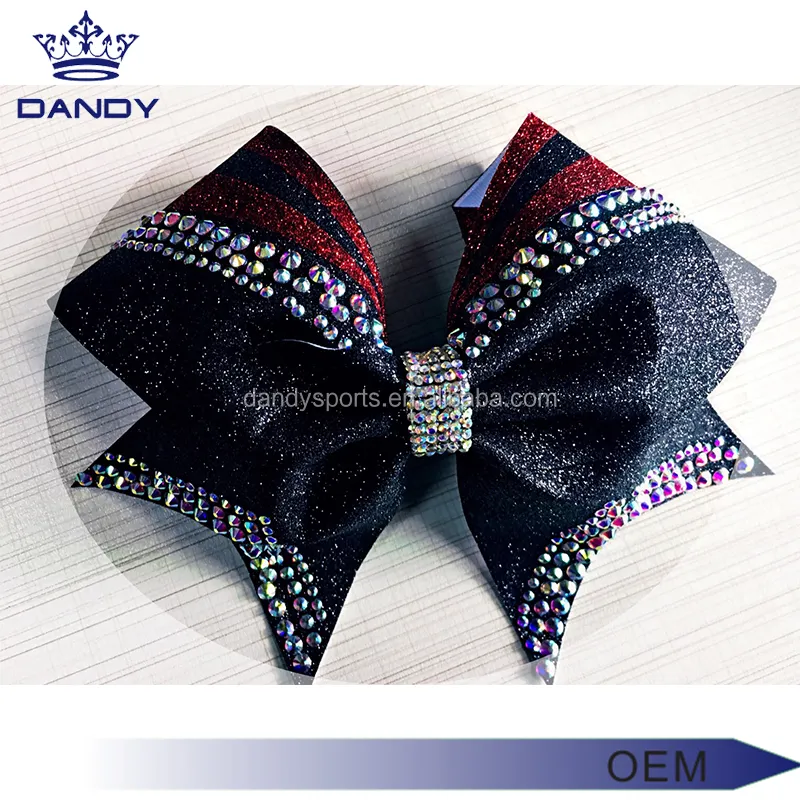 Ultime Simbolo Personalizzato Commercio All'ingrosso Cheer Bow Strass