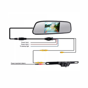 4.3英寸 LED 座椅车顶后视镜汽车监视器 - Product Image 5