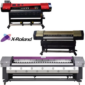 DX5 çift baskı kafası ile x-roland yazıcı 1.3m/1.6m/1.8m XP600 baskı kafası eko solvent mürekkep püskürtmeli yazıcı BASKI MAKİNESİ - Product Image 1