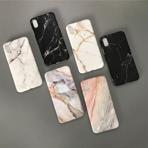 IPhone Xr用大理石柄IMDTPUカバーケース