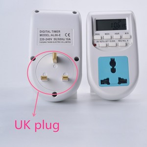 Tempo digitale Timer Interruttore Con Presa UK Settimanale Programmabile Elettronico Timer Digitale Interruttore del Display LCD 220V 50Hz 10A - Product Image 2