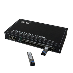 TiNCAM 8 Port Gigabit SFP + 2*10/100/1000M RJ45 Port toplama ağ iş ve projeye IP kamera için anahtarları - Product Image 1