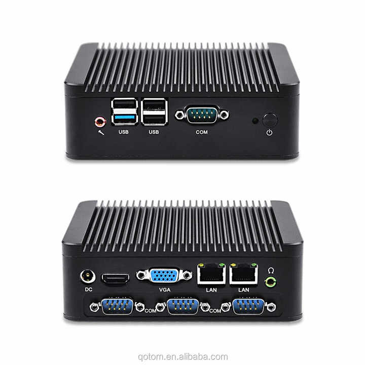 Cheap Mini PC Quad Core Fanless Desktop Computer Hardware J1900