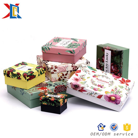 jewelry watch packing paper cardboard packaging flower gift box