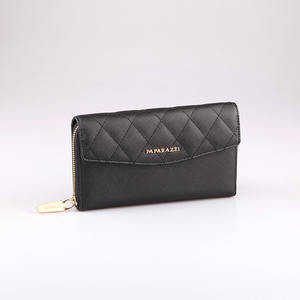 M4887 2018 最佳价格新款原创设计黑色钻石绗缝钱包 - Product Image 6
