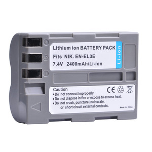 7.2 V 数字 EN-EL3e 电池可充电锂离子电池，用于尼康 D700 D300 D200 D80 D90 D70s D300s D50 D100