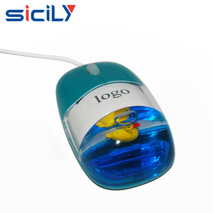 Divertente mouse del computer con il marchio del led, Mouse Ottico USB Del Computer Mini Aqua Liquido con Floater Su Misura - Product Image 5