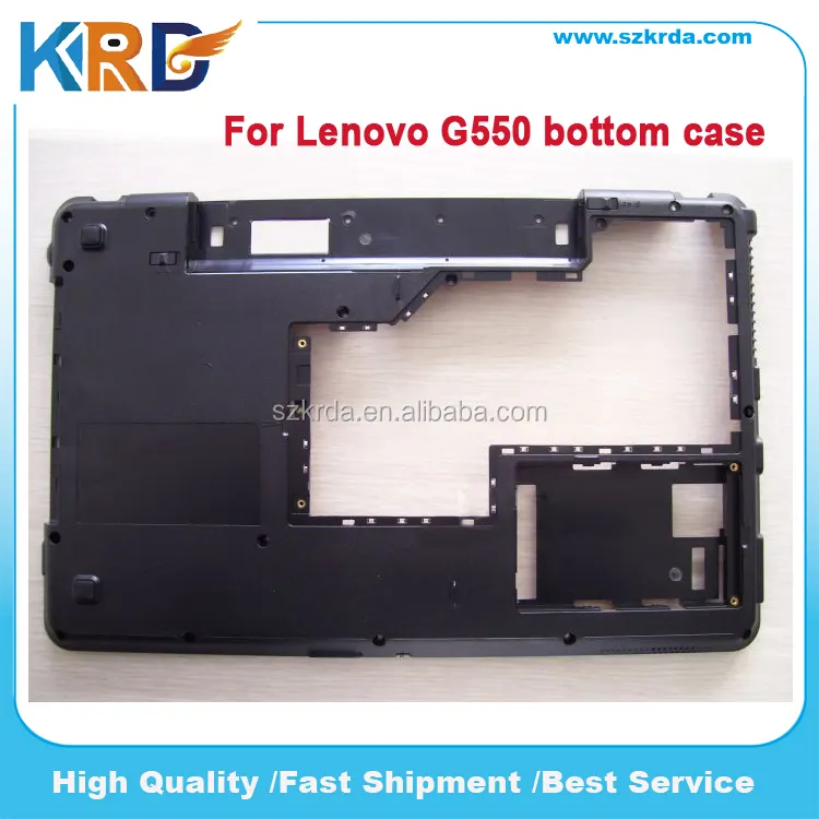 Ordenador portátil, venta al por mayor cubierta de la parte inferior para Lenovo G550 G555 inferior D shell superior Palmrest lcd back cover