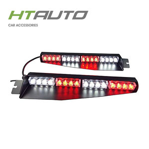 HTAUTO ไฟกระพริบ LED ฉุกเฉิน12V,แถบแสงสีแดงสีน้ำเงินสีเหลืองอำพันสีขาวไฟเตือนสีเขียว - Product Image 5