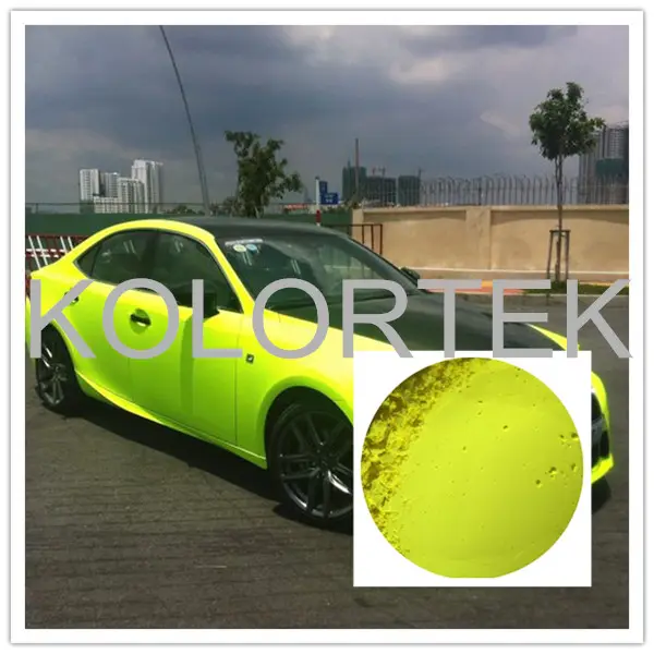 Zitrone Gelb Pastell Fluoreszierende Pigment Für Auto Farbe, Fluoreszierende Neon Farbe Pigment China Lieferant