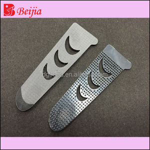 <strong>Elastic</strong> Self-Adhesive PVC Rubber Material Patch <strong>Hook</strong> <strong>and</strong> <strong>Loop</strong> Fastener Tape Sleeve Tab with Raised Logo for Jacket Cuff - Product Image 4