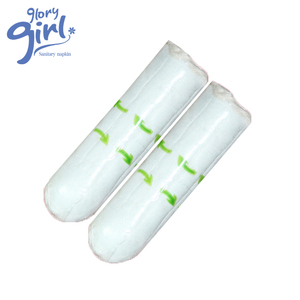 Atacado Biodegradável Organic Herbal Cotton Tampões para As Mulheres Super Absorvente Aplicador Digital Limpeza Caixa Função