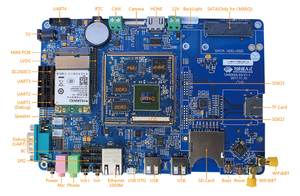 I.MX6 Quad Core Single Board Computer Supports <strong>Linux</strong> 4.1.15 with QT5.6 - Product Image 5
