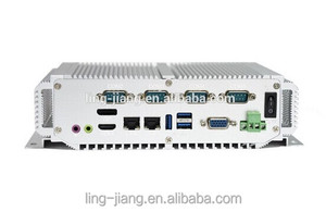 Win7 System Intel Core I7 CPU 4GB RAM 128GB SSD 2xLAN 6xCOM 5xUSB 1xHDMI Industrial <strong>Computer</strong> Fanless Mini PC
