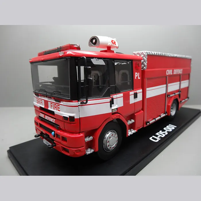 3d resin airport fire fighting truck 1/32 mini metal rc fire truck for collectible