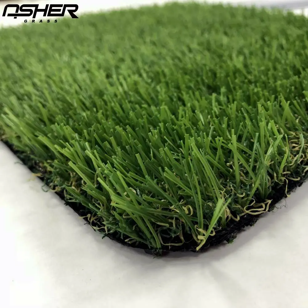 Asher Gras 25Mm Goedkope Kunstgras Tapijt Decorativo Para Jardin Gras