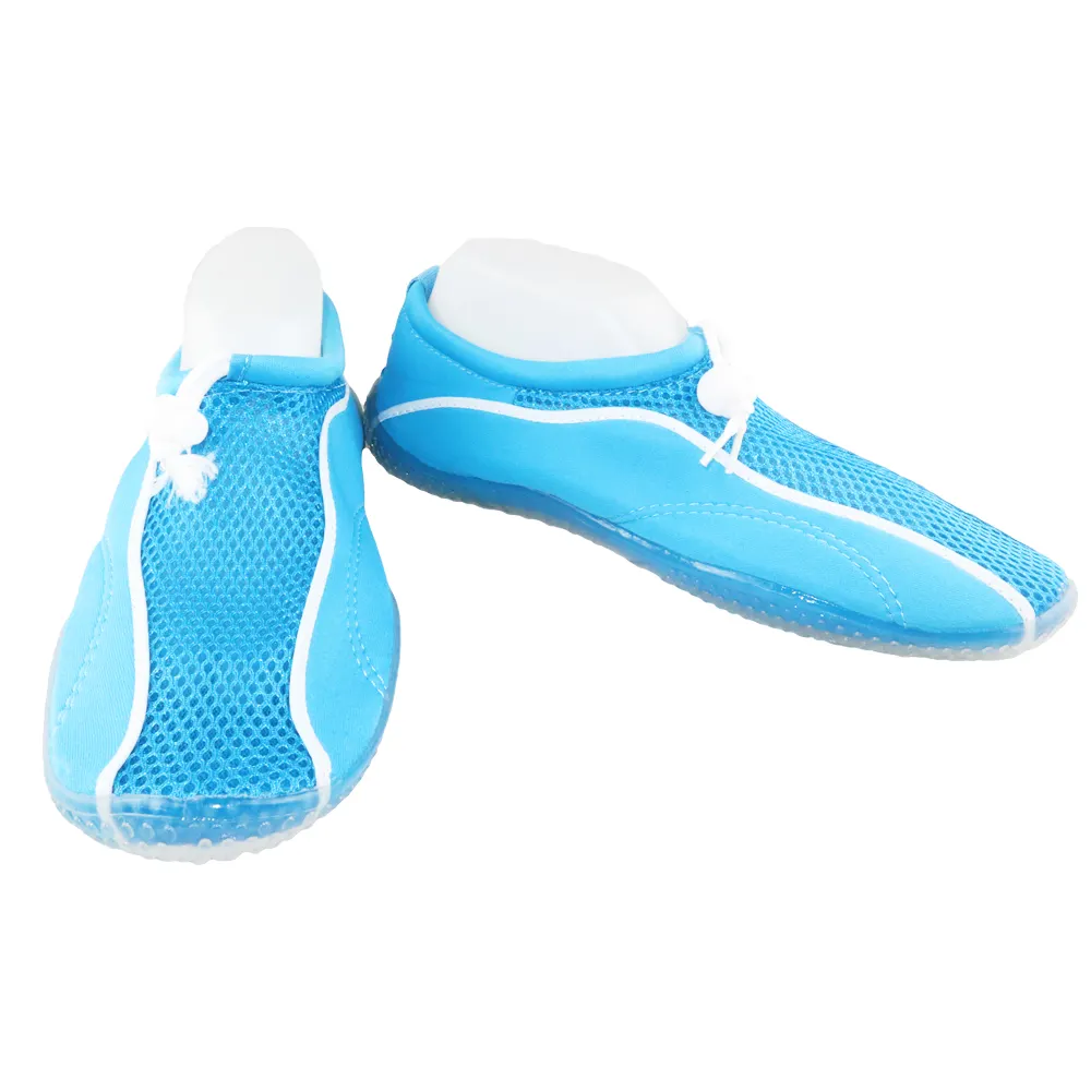 Los niños adultos niños nadar surf snorkel transparente suela de goma de agua zapatos descalzos aqua zapatos playa calzado