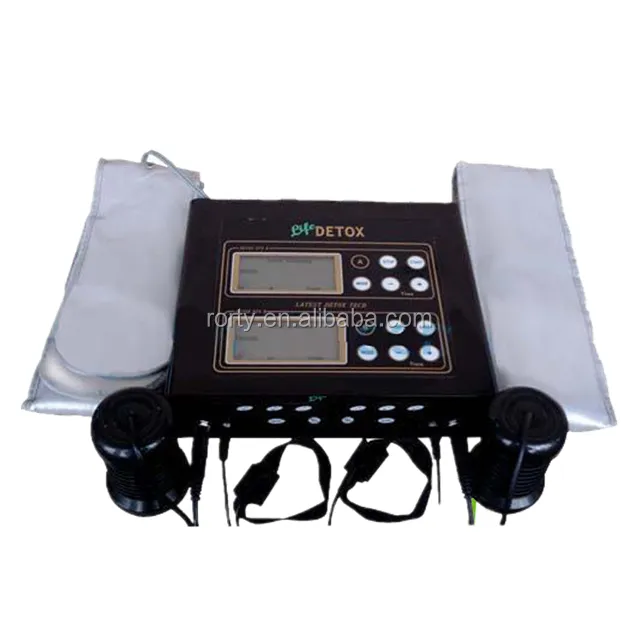 Dual System Ionen reinigung Fußbad Detox Maschine/Reflex zonen massage Fuß Detox Spa