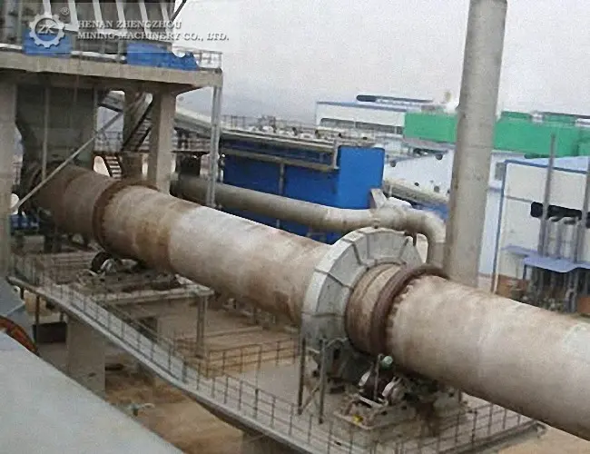 Specification of rotary kiln for 100ton sponge iron plant
