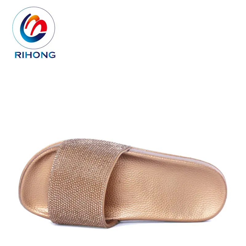 Sandalias de tacón plano con logotipo personalizado de China para mujer, zapatos de goma eva de todos los tipos, baratos, venta al por mayor