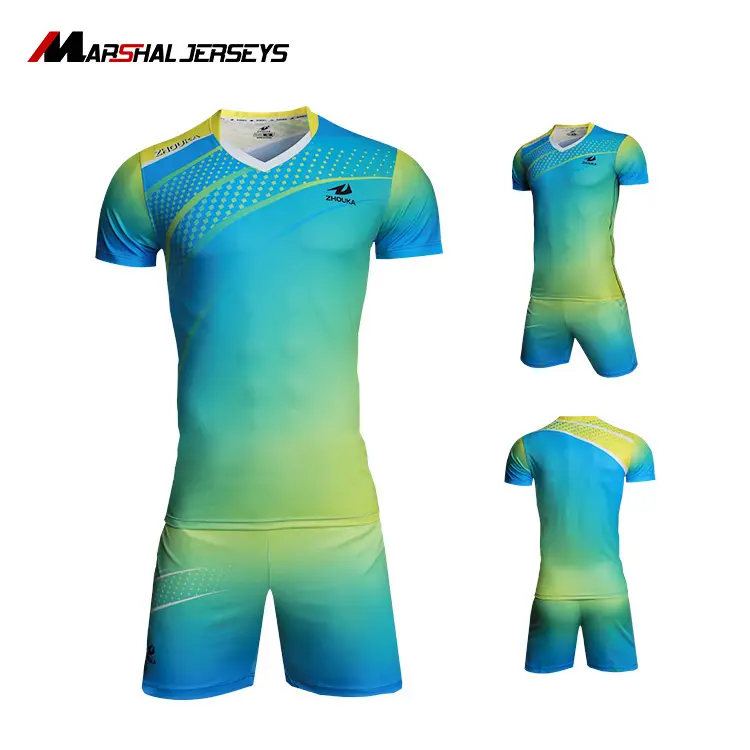 Con cuello en V de voleibol Jersey servicio de OEM de voleibol uniforme diseños hombre voleibol camisetas