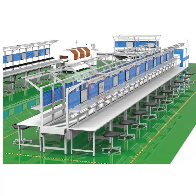 Elettronico smt condizionatore d'aria linea di produzione automatica del telefono linea di assemblaggio