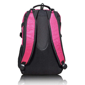 Customized Stylish Sparkle Glitter Backpack Cheerleading Travel <strong>Bag</strong> for Women Girls