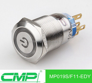 CMP Metall beleuchtet IP67 Reset Druckknopf Computer Netzschalter - Product Image 2