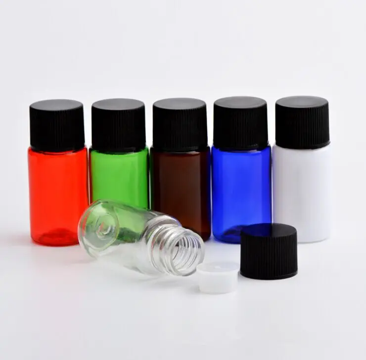 Bouteille plastique Portable 10ml, pièces, bouchon à vis, pour liquide, PET, vente en gros