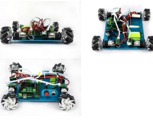 4WD 60 millimetri Mecanum Wheel <span class=keywords><strong>Arduino</strong></span> Piccolo Kit di Robot 10021