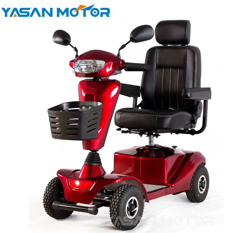 Potente patinetes portátiles para discapacitados, carrito de golf eléctrico de 4 ruedas en venta