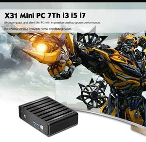 XCY мини <span class=keywords><strong>linux</strong></span> встроенного ПК Win 10 процессор Core I3 7100U DDR3 2,3 ГГц игровой компьютер Вентилятор охлаждения ПК
