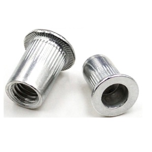 Phẳng Mặt Bích Đầu Đinh Tán Khía Nuts Răng Cưa Open End Đinh Tán Nuts Bollhoff Rivnut Threaded Chèn 1/4-20 - Product Image 6