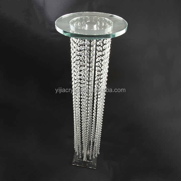 Exquisite Tall Wedding Centerpieces Crystal Flower Stands for Wedding Table